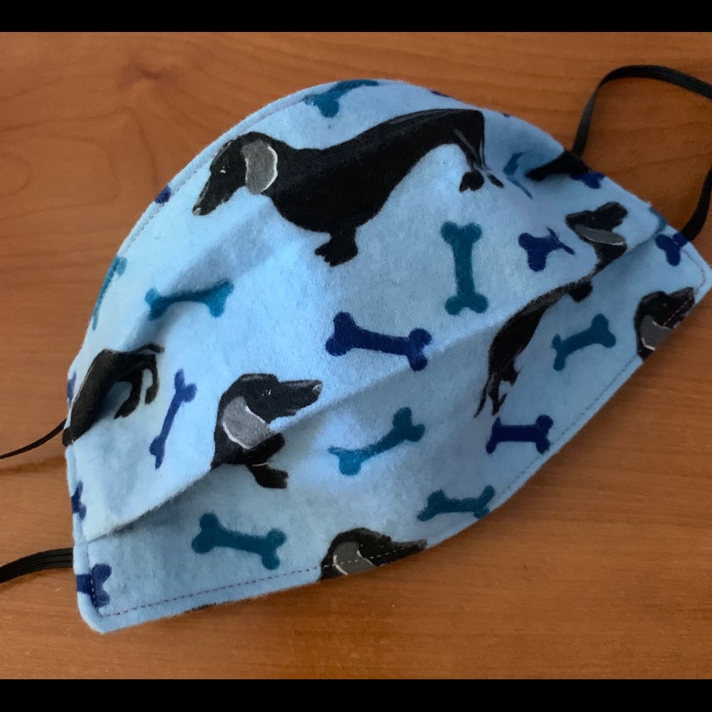 Handmade facemasks-Dachshund